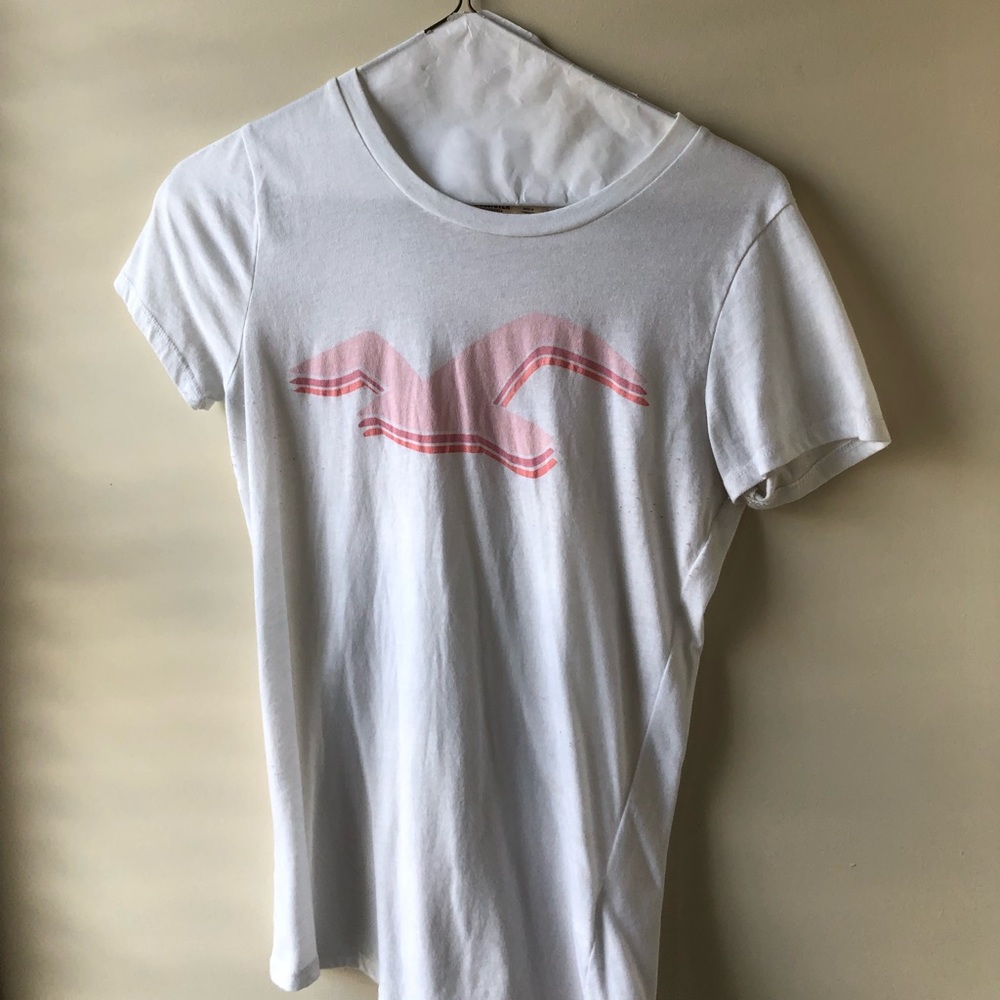 White Hollister Tee
